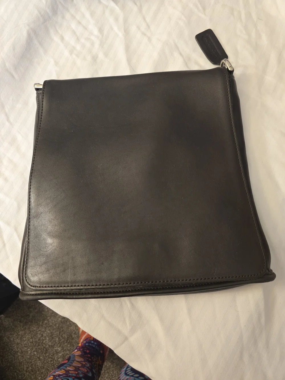 Coach Brown Leather Messenger Bag